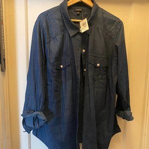 Torrid chambray shirt